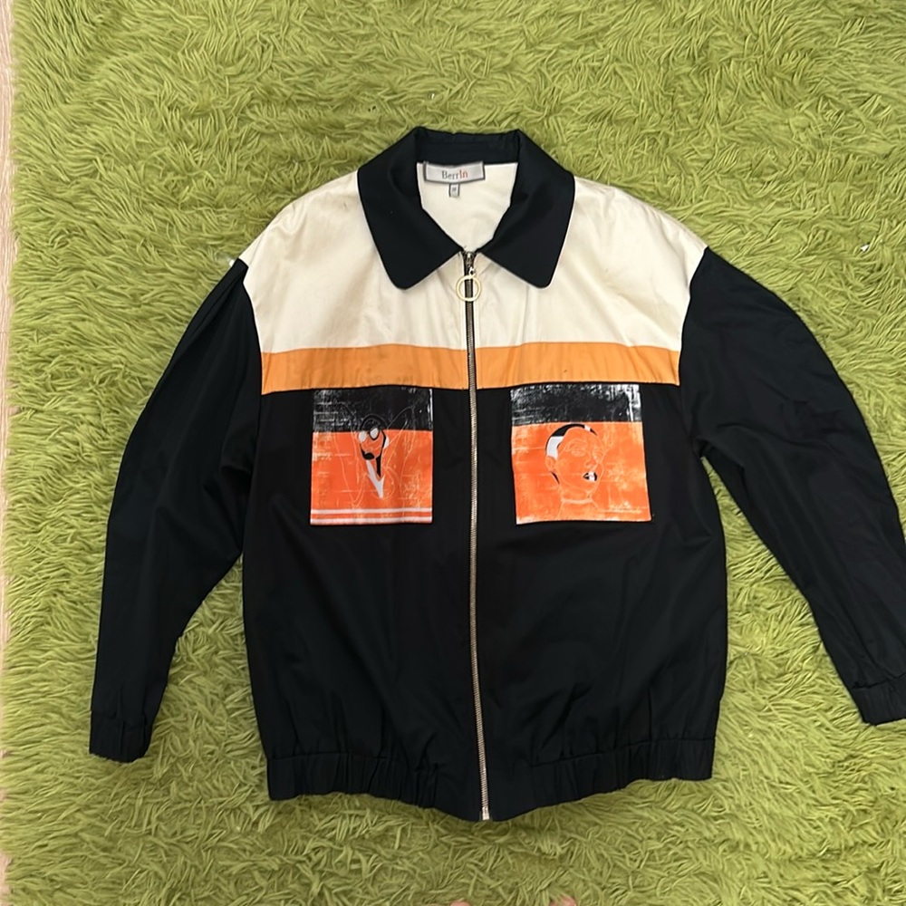 Spring/Fall Cotton Jacket/ Zipper up/ from Turkey